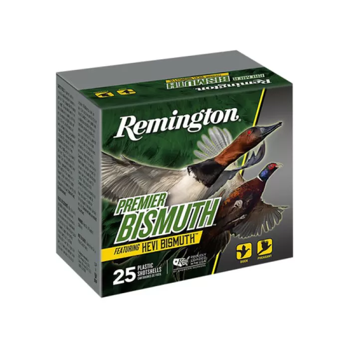 Remington Ammunition R20509 Premier Bismuth 20 Gauge 2.75" 7/8 OZ 5 Shot 25 Bx/10 CS