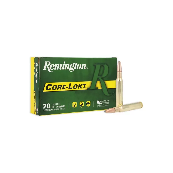 Remington Core Lokt 30-06 180 Grain Pointed Soft Point, 20 Round Box - Dirty Bird Industries Remington Core Lokt 30-06 180 Grain Pointed Soft Point, 20 Round Box - Dirty Bird Industries