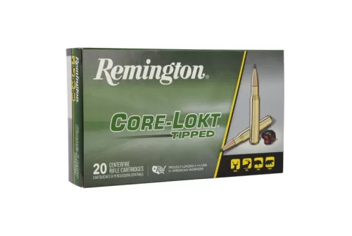Remington Core-Lokt Tipped Brass 6.5 Creedmoor 129 Grain 20-Rounds CLT