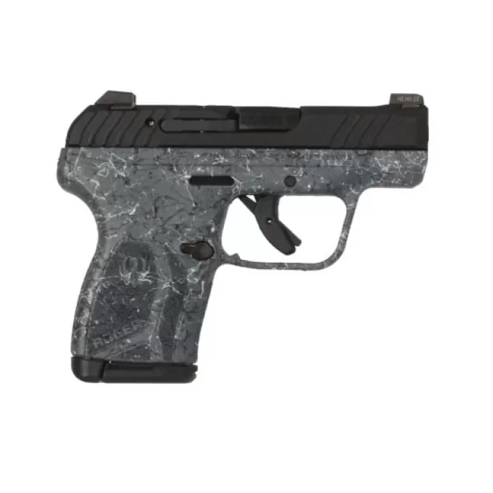 Ruger LCP Max Gray Splatter .380 ACP, (1)10rd Mag, 2.8" - RULCP-MAX-P-GRS