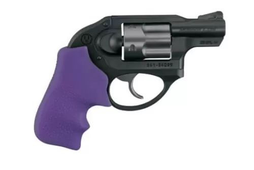 Ruger LCR 38Spc Bl/Hogue Purple Grp# 5463