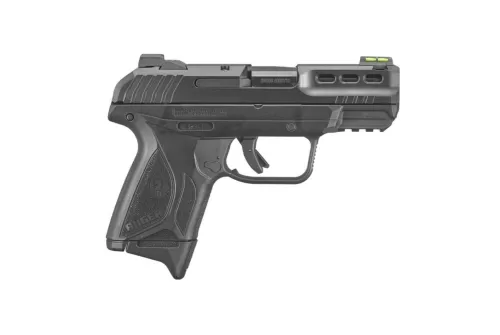 Ruger SEC .380 ACP, 3.4" Barrel, Black, Picattiny Rail, Fiber Optic Front Sight, 15RD