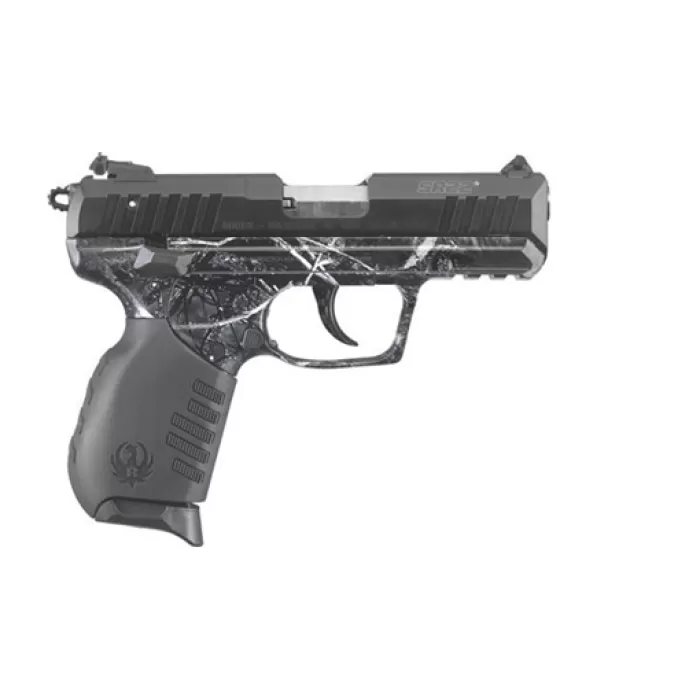 Ruger Sr22 22Lr Pistol W/ Moon Shine Reduced Harvest Moon Camo Grip 3637 Ruger Sr22 22Lr Pistol W/ Moon Shine Reduced Harvest Moon Camo Grip 3637