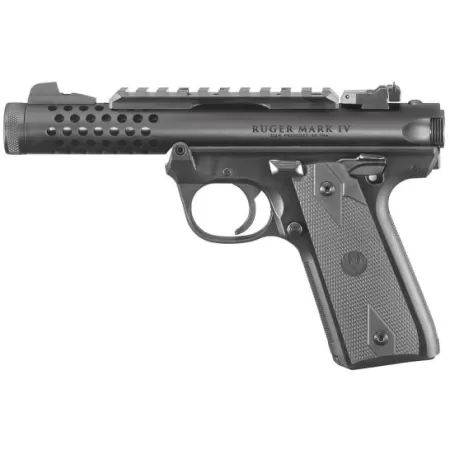 RUGER Mark IV 22/45 Lite .22 LR 4.4in 2x10rd Black Rimfire Pistol (43906)