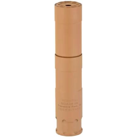 Rugged Suppressor OCUFDE22 Oculus22  22 LR 1.06" Flat Dark Earth Cerakote 17-4 Stainless Steel 1/2"-28 tpi