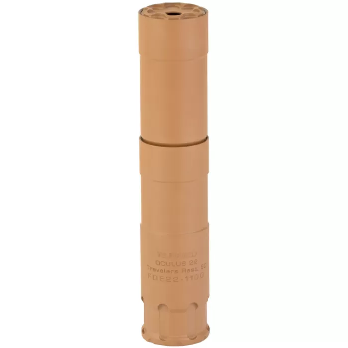 Rugged Suppressor OCUFDE22 Oculus22 22 LR 1.06" Flat Dark Earth Cerakote 17-4 Stainless Steel 1/2"-28 tpi Rugged Suppressor OCUFDE22 Oculus22 22 LR 1.06" Flat Dark Earth Cerakote 17-4 Stainless Steel 1/2"-28 tpi