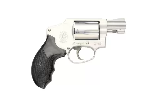 S&W 642 Deluxe 1.875" .38 Special SS Revolver, Black Croc Grips - 150957