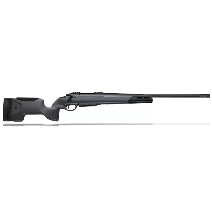 Sako S20 Precision Cerakote Black Bolt Action Rifle - 7mm Remington Magnum - 24in Sako S20 Precision Cerakote Black Bolt Action Rifle - 7mm Remington Magnum - 24in