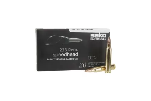 Sako Speedhead 50 gr FMJ .223 Remington Ammunition, 20 Rounds - C611105GSA10X