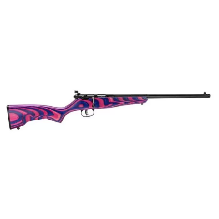 Savage Arms Rascal Minimalist Rimfire Rifle - Laminate Pink/Purple Savage Arms Rascal Minimalist Rimfire Rifle - Laminate Pink/Purple