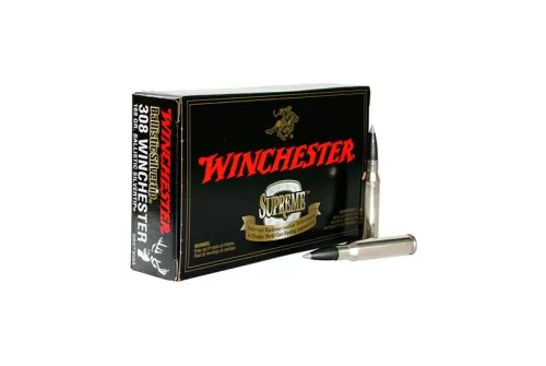 Winchester 308 168gr Ballistic SilverTip Rifle Ammunition 20rds - SBST308A