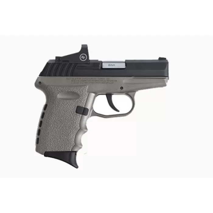 SCCY CPX-2RD 9mm Pistol, Gray/Black - CPX-2CBSGRDE SCCY CPX-2RD 9mm Pistol, Gray/Black - CPX-2CBSGRDE