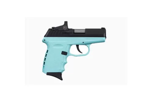 Sccy Industries Cpx-2, Sccy Cpx2cbsbrde 9mm Blk/sblu Nosafe Red Dot   10r