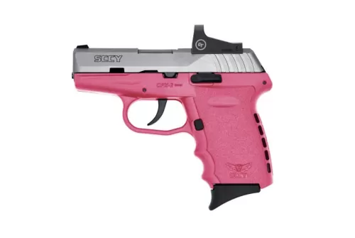 SCCY CPX-2RD 9mm Pistol, Pink - CPX-2TTPKRD