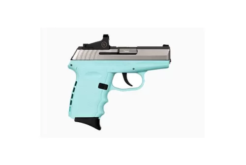 SCCY CPX-2RD 9mm Pistol, Robin Egg Blue - CPX-2TTSBRD