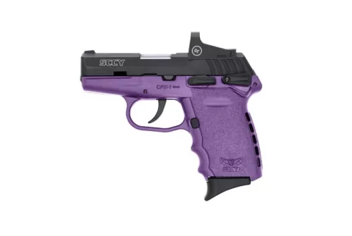 SCCY CPX-1RD 9mm Pistol, Purple - CPX-1CBPURD