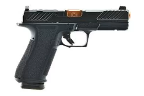 Shadow Systems DR920 Combat 9mm, 4.5", NS, OR, Bronze Barrel, 17rd