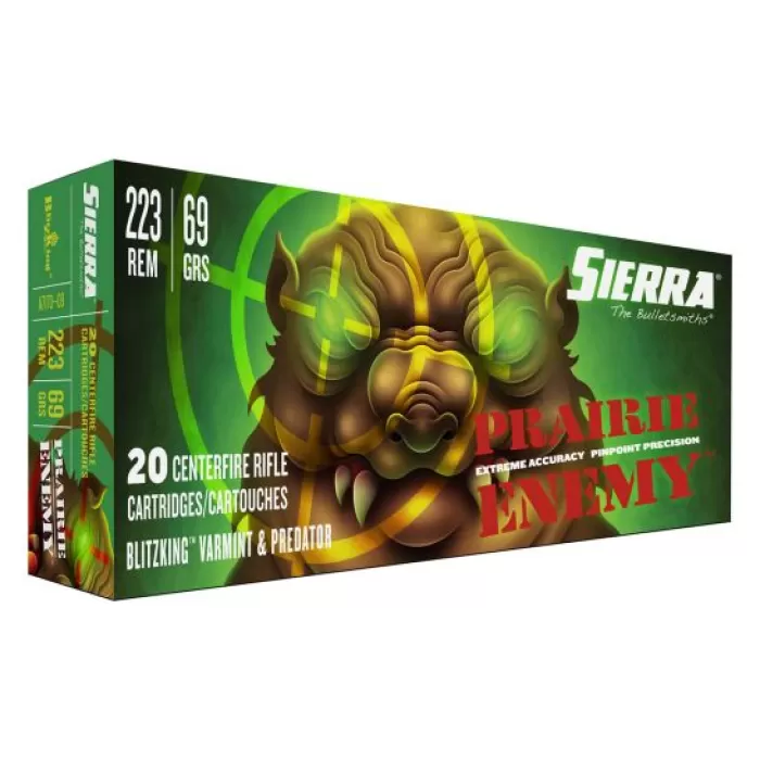 Sierra Gamechanger Sierra A717009 .223 Rem 69 gr Blitzking 20 Sierra Gamechanger Sierra A717009 .223 Rem 69 gr Blitzking 20