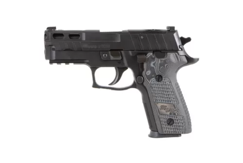 Sig P229 Pro 3.9" Optics Ready 9mm Pistol With Hogue G10 Grips, Black - E29R-9-BXR3-PRO-R2