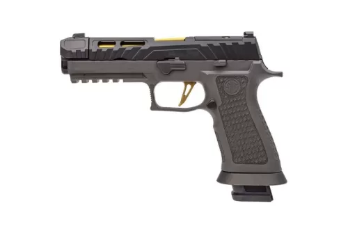 Sig P320 Spectre Comp Optics Ready 9mm Pistol, Black/Gold - P320V003