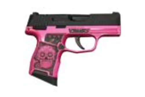 Sig P365-380-BSS-MS Nitron Pistol Sugar Skull Sig Pink Medusa
