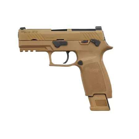 Sig Sauer M18 CSS 9mm Optic Ready Coyote Pistol w/ Modular Polymer Gri, (1) 17rd & (2) 21rd Mags M18-9-CSS-MS