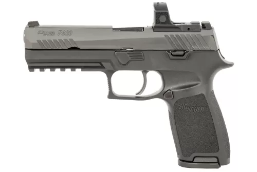 Sig P320 Full Size RXZP 9mm, 4.7" Barrel, Includes Romeo Zero, Black, 15rd