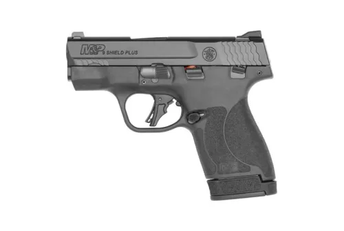 Smith & Wesson Shield Plus 9mm Pistol With Thumb Safety, Black - 13246