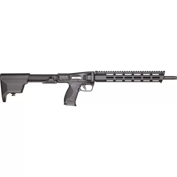 Smith & Wesson 12575 M&P FPC 9mm Luger 16.25" Steel Barrel, 17+1/23+1, Black Anodized Receiver, Adjustable Black Stock, M-LOK Slots w/Picatinny Style Rail Black Polymer Grip Smith & Wesson 12575 M&P FPC 9mm Luger 16.25" Steel Barrel, 17+1/23+1, Black Anodized Receiver, Adjustable Black Stock, M-LOK Slots w/Picatinny Style Rail Black Polymer Grip