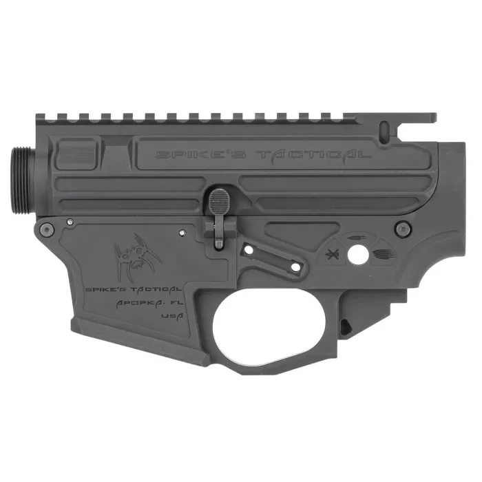 Spike's Tactical AR9 Receiver Set, Uses Glock Mags, Black Spike's Tactical AR9 Receiver Set, Uses Glock Mags, Black