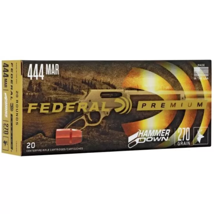 Fed Ammo Hammer Down 444marlin - 270gr. Jsp 20-pack Fed Ammo Hammer Down 444marlin - 270gr. Jsp 20-pack