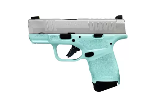 Springfield Armory Hellcat OSP 9mm, 3" Barrel, Tiffany Blue/Silver, 13rd