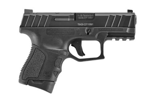 Stoeger STR-9SC 9mm, 3.53" Barrel, Optic Ready, 3-Dot Sights, Black, 10rd
