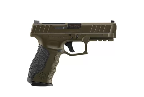 Stoeger STR-9 Mid-Size 9mm OD Green 10+1 Striker-Fired Optic Ready Pistol w/(2) 10rd Mags & Night Sights 317A21
