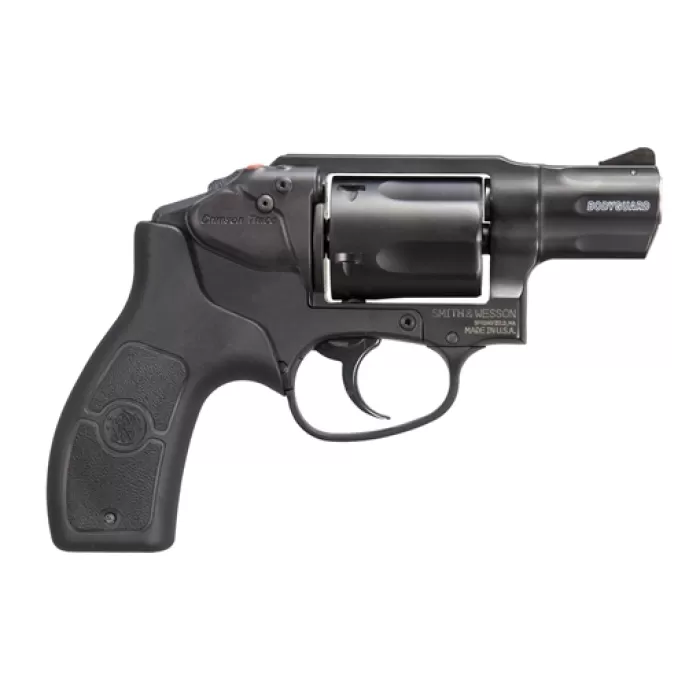 Smith & Wesson M&P Bodyguard *MA Compliant* Black Crimson Trace Lasergrip 38 Special Revolver - 5 Rounds, 1.9 Smith & Wesson M&P Bodyguard *MA Compliant* Black Crimson Trace Lasergrip 38 Special Revolver - 5 Rounds, 1.9