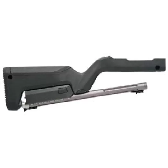 Tactical Solutions Tdcgmgbblk X-Ring Takedown Barrel And Stock Combo 22 LR 16.50" Gunmetal Gray Fluted & Threaded With Fiber Optic Sight, Black Magpul Backpacker Stock Fits Ruger 10/22 Takedown Tactical Solutions Tdcgmgbblk X-Ring Takedown Barrel And Stock Combo 22 LR 16.50" Gunmetal Gray Fluted & Threaded With Fiber Optic Sight, Black Magpul Backpacker Stock Fits Ruger 10/22 Takedown