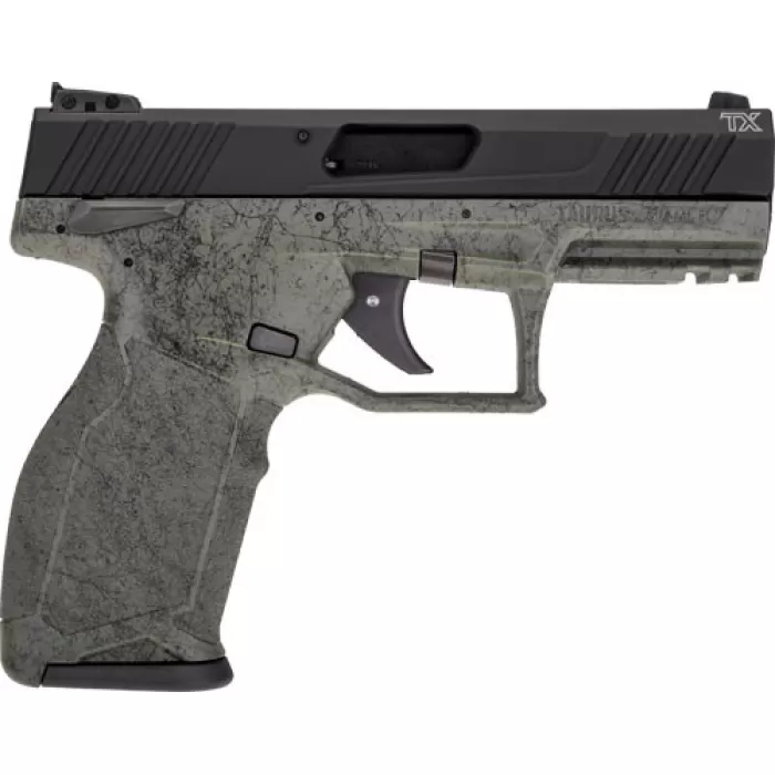 Taurus Tx-22 .22lr 4.1" - Adj. 10-shot Green Splatter Taurus Tx-22 .22lr 4.1" - Adj. 10-shot Green Splatter