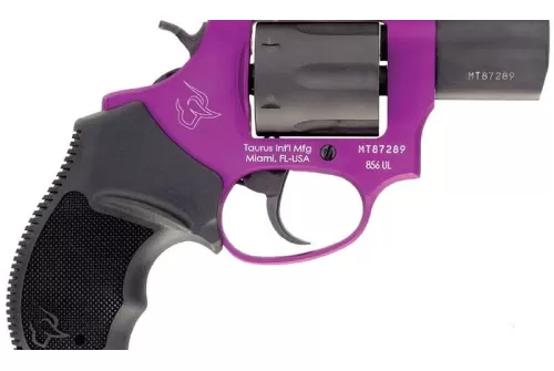 Taurus 2856029ULC14 856 Ultra-Lite 38 Spl + P 6 Round 2" Stainless Steel Cylinder Gaby Violet Frame Black Rubber Grip