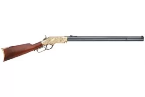 Taylors & Company 1860 Henry Engraved .45 Colt Lever Action Rifle, Brown - 552883