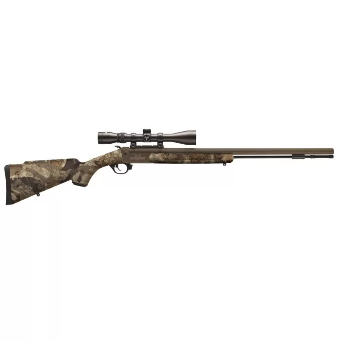 Traditions Nitrofire Muzzleloader .50 Cal, 26" Barrel, 3-9x40mm Duplex Scope, Bronze/Veil, 1rd