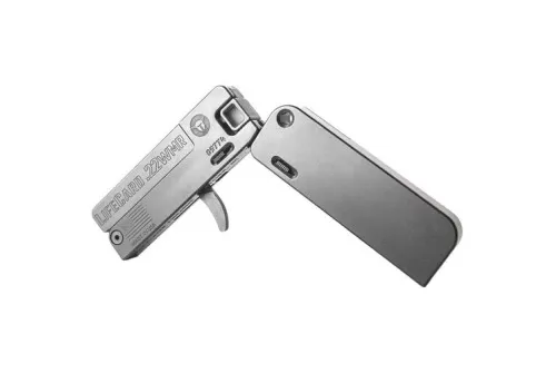 TRAILBLAZER LIFECARD .22WMR SINGLE SHOT W/22LR BBL SGREY