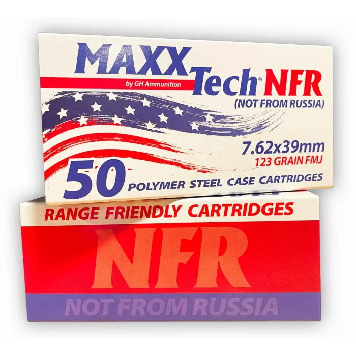 Maxx Tech 7.62X39 123 Fmj Steel 50/10 MTNFR762