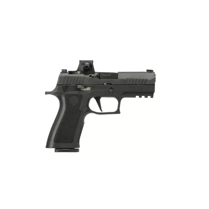 SIG SAUER OFF-DUTY P320 Carry Pro 9mm, 3.9" Barrel, ROMEO-X, 17 rnd - Black [MPN:W320CA9BXR3PRORXE]