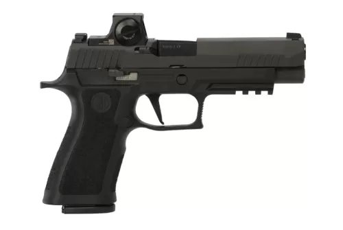SIG SAUER OFF-DUTY P320 Full 9mm, 4.7" Barrel, ROMEO-X, 17 rnd - Black [MPN:W320F9BXR3PRORXE]