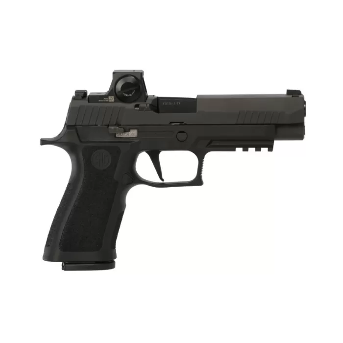 SIG SAUER OFF-DUTY P320 Full 9mm, 4.7" Barrel, ROMEO-X, 17 rnd - Black [MPN:W320F9BXR3PRORXE]