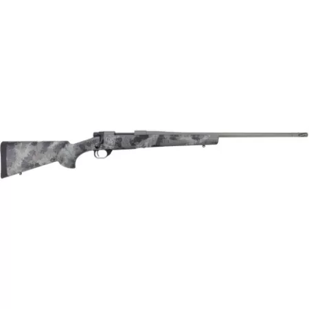 Howa HMFN300BLKGL 1500 Fence Line 300 AAC Blackout 5+1 16.25" Tungsten Cerakote Threaded Barrel, Tungsten Cerakote Aluminum Drilled & Tapped Receiver, Gray Light Camo Fixed Synthetic Stock, Right Hand