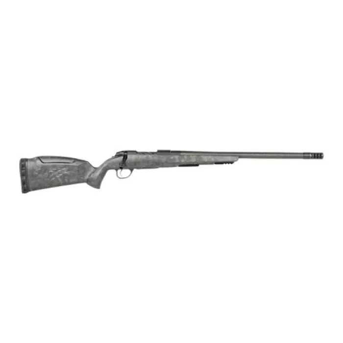 Fierce Firearms  CT Rage LR Full Size 6.5 PRC 4+1 22" Carbon Fiber Match Grade Threaded Barrel, Black Cerakote Titanium Drilled & Tapped Receiver, Picatinny Rail Forend, Carbon Matrix Push Button Adj