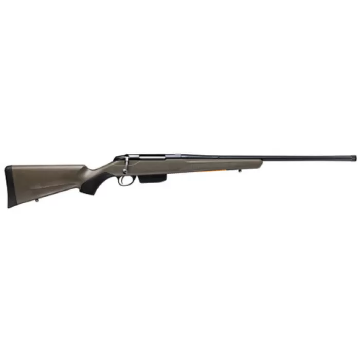 Tikka JRTXGSL38222MT T3x Superlite 6.5 Creedmoor 3+1 22.40" Blued Fluted Threaded Barrel, Blued Drilled & Tapped Steel Receiver, Fixed Green Synthetic Stock