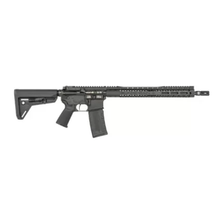 Black Rain Ordnance SSP300BLKABLK SSP  300 Blackout 30+1 16" Black Nitride Threaded Barrel, Black Armor Cerakote Aluminum Receiver w/Picatinny Rail, Magpul MOE SL Black Polymer Stock, Black Magpul Gri