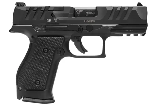 Walther PDP Compact 9mm, 4" Barrel, 15rd, Black, Optics Ready